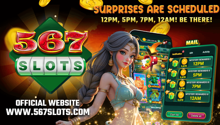 567SLOTS-MYSTERY REWARD CLAIM YOUR GIFT EVERY DAY!